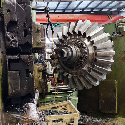 OEM 14 ماژول مستقیم چرخ دنده های مخروطی سنگ شکن تجهیزات چرخ دنده مستقیم