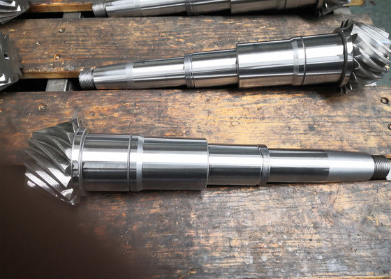 شفت چرخ دنده مارپیچی 6.5 ماژول راست 503 میلی متر طول