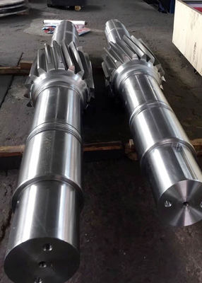 چرخ دنده هلیکال سنگ زنی دنده شفت 17CrNiMo6 فولاد شفت خروجی گیربکس