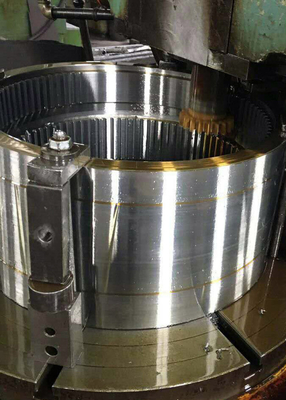 ماژول 42CrMo Gear Shaping Spur Internal Ring Gear 62 Teeth 7 Module