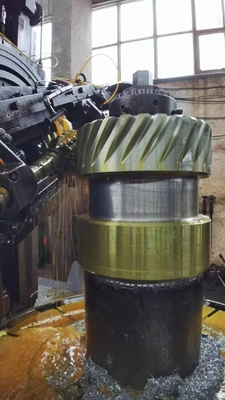 انتقال دو چرخ چرخ دار دو چرخ دار خدمات Hobbing Pinion 70mm ISO 8-9 درجه