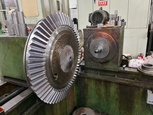 9 ماژول 90 درجه Spur Gear Straight Tooth Gear Shaping