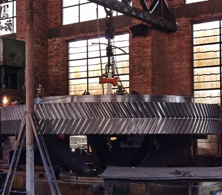 ISO 8-9 درجه دقت دنده های هیرینگبون زاویه هلیکس قابل تنظیم برای عملکرد بهینه