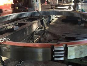 چرخ دنده حلقوی گیربکس داخلی AISI 4140 فولادی