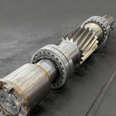 20CrMnTi ISO 6 درجه OEM شفت گیربکس انتقال با نوع استوانه ای