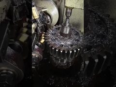 16 ماژول 15T Gear Grinding Metal Spur Gear با رشته مستقیم سمت